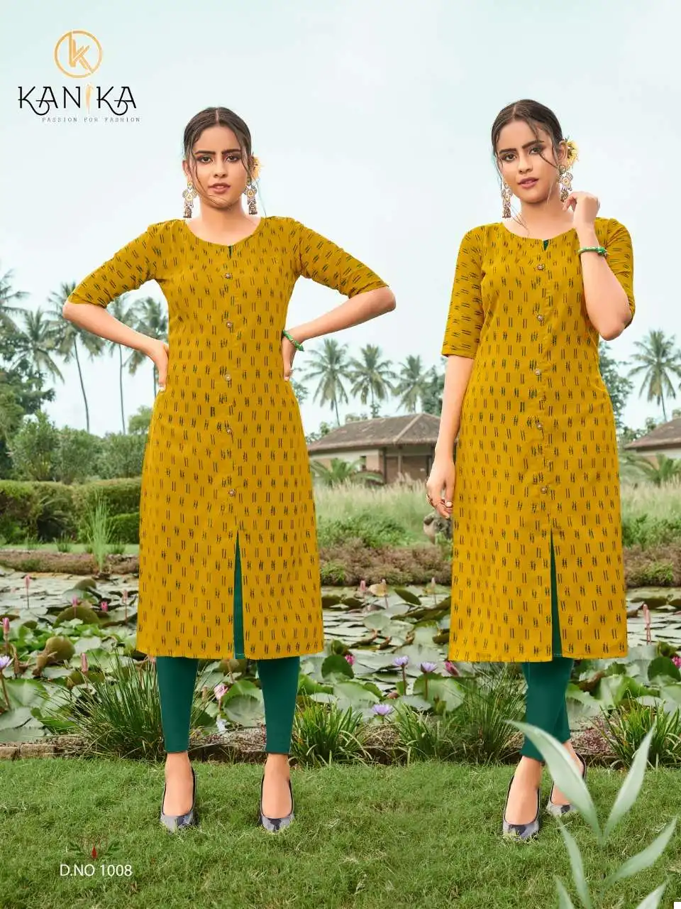 Kanika Slub Ikkat Vol 2 Rayon Slub Wholesale Long Kurtis Catalog - Image 8