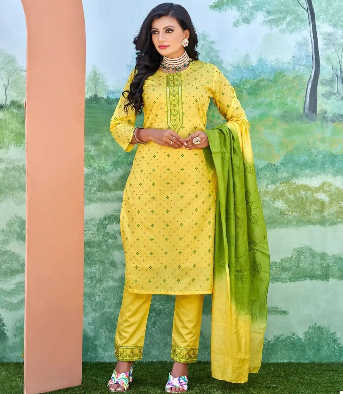 Smylee Sneha Chanderi Silk Wholesale Readymade Salwar Suit Catalog