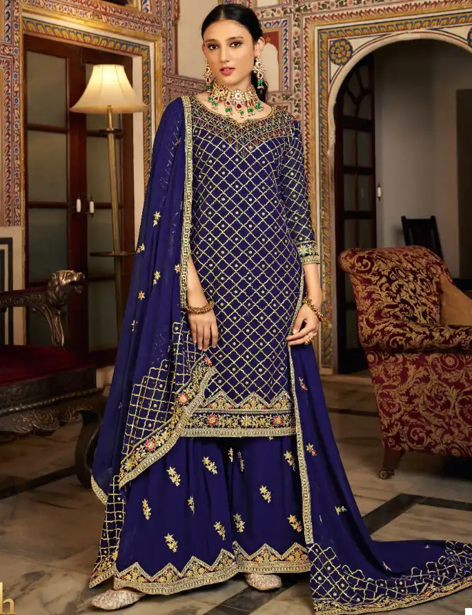 Sabah Zeel Heavy Chinon Wholesale Designer Salwar Suit Catalog