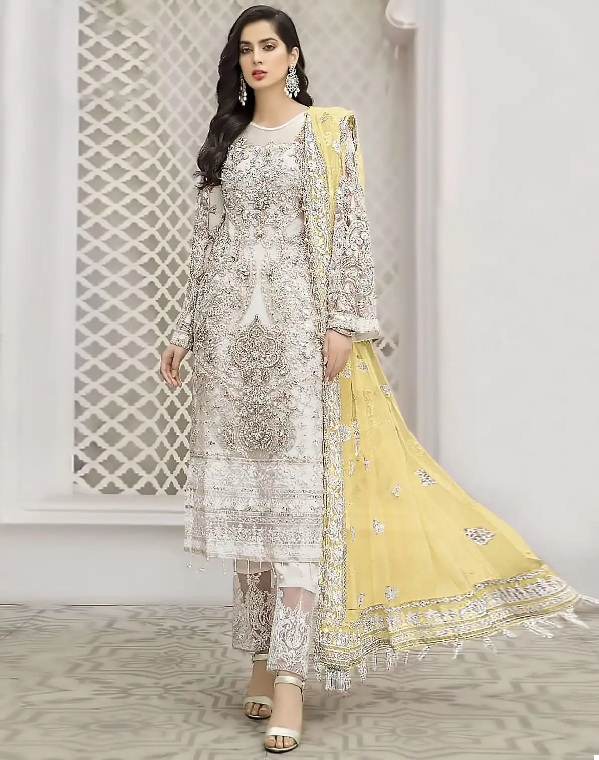 Shree Fab K 1636 Faux Georgette Wholesale Pakistani Salwar Suit Catalog