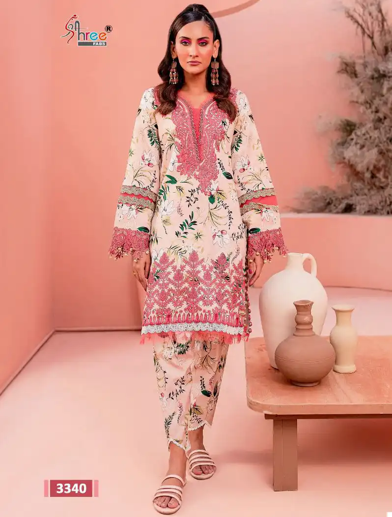 Shree Fab Maria B Flora Vol 1 Pure Jam Cotton Wholesale Pakistani Salwar Suit Catalog