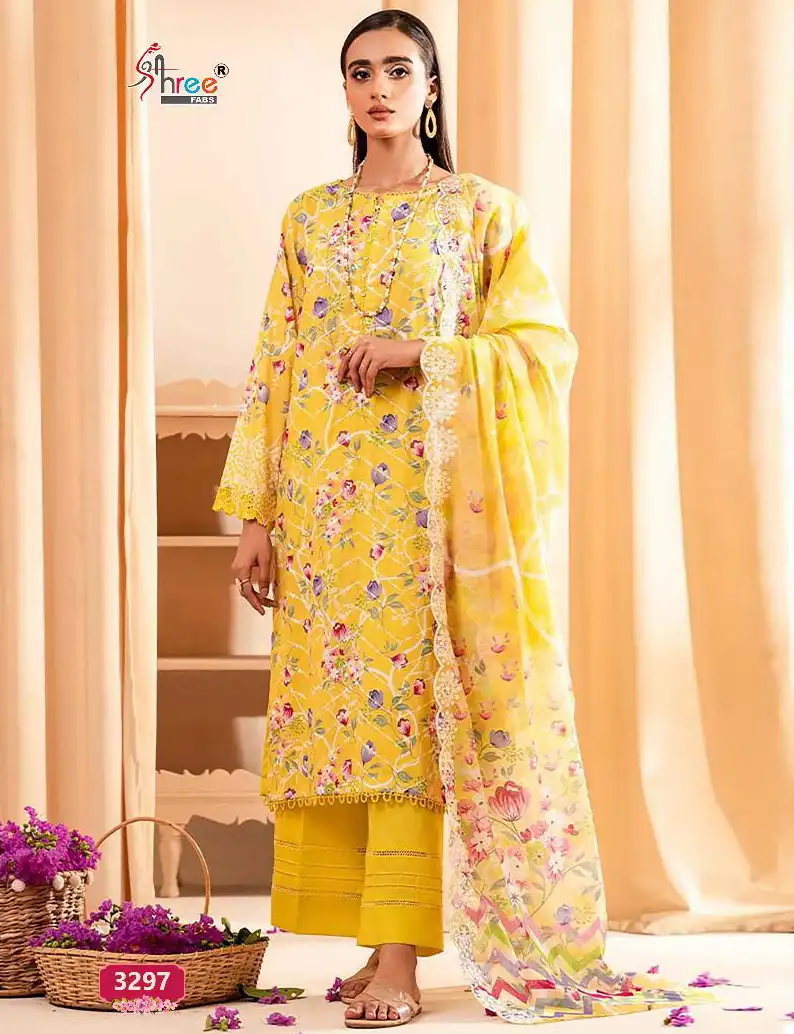 Shree Fabs Sana Safinaz Chikankari Collection Vol 2 Pure Cotton Wholesale Pakistani Salwar Suit Catalog