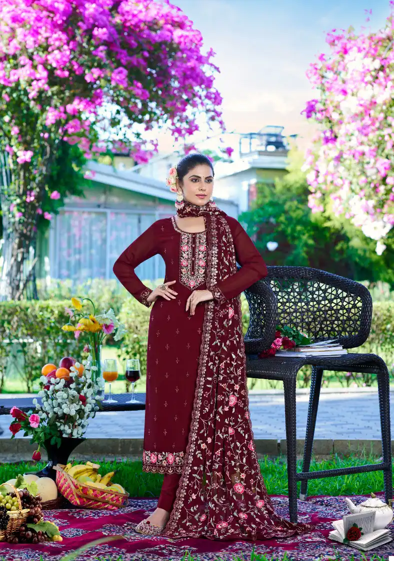 Shree Shalika Noor Jahaan Vol 1 Georgette Wholesale Designer Salwar Suit Catalog - Image 4