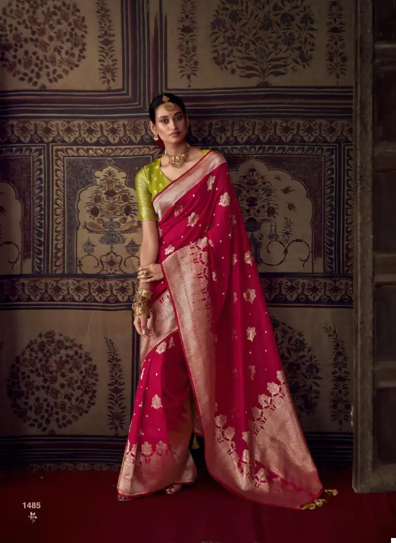 Kimora Sunehari 20 Roopkala Banarasi Crepe Georgette Wholesale Sarees Catalog — Wholesale Sarees, Kimora wholesale from Surat - Gallery Image 4