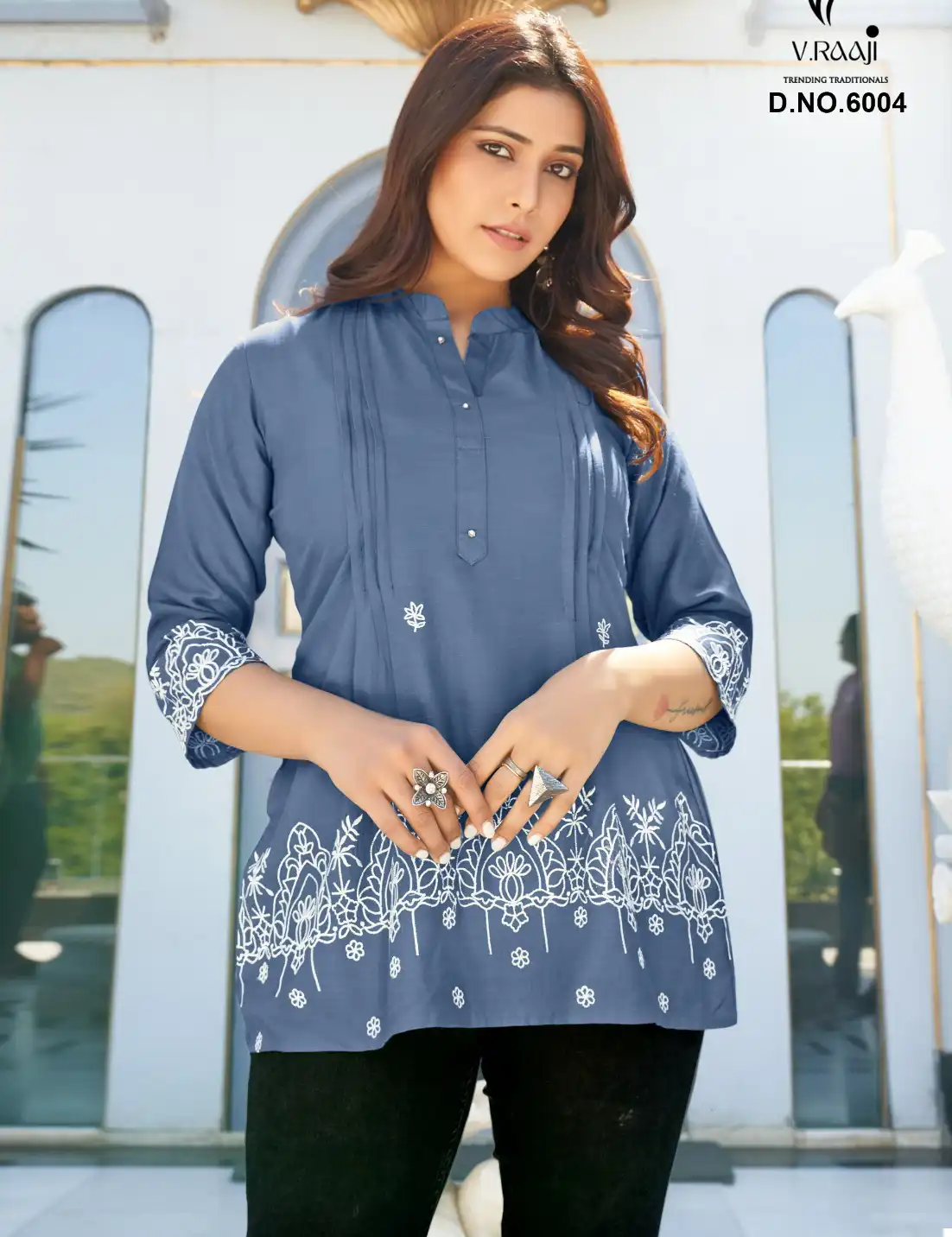V. Raaji Topsy Viscose Rayon Wholesale Short Tops Catalog