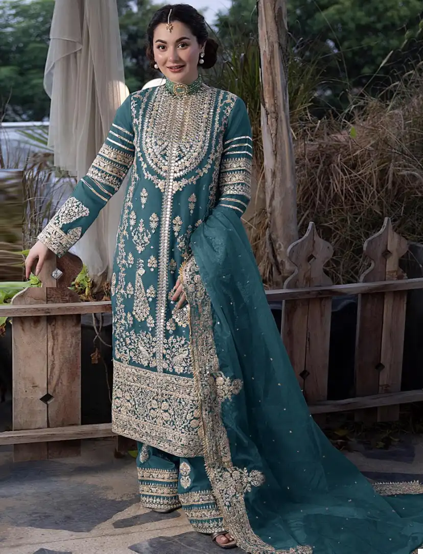 Vardan Ethnic Aasma 203 Heavy Pure Faux Georgette Wholesale Pakistani Salwar Suit Catalog