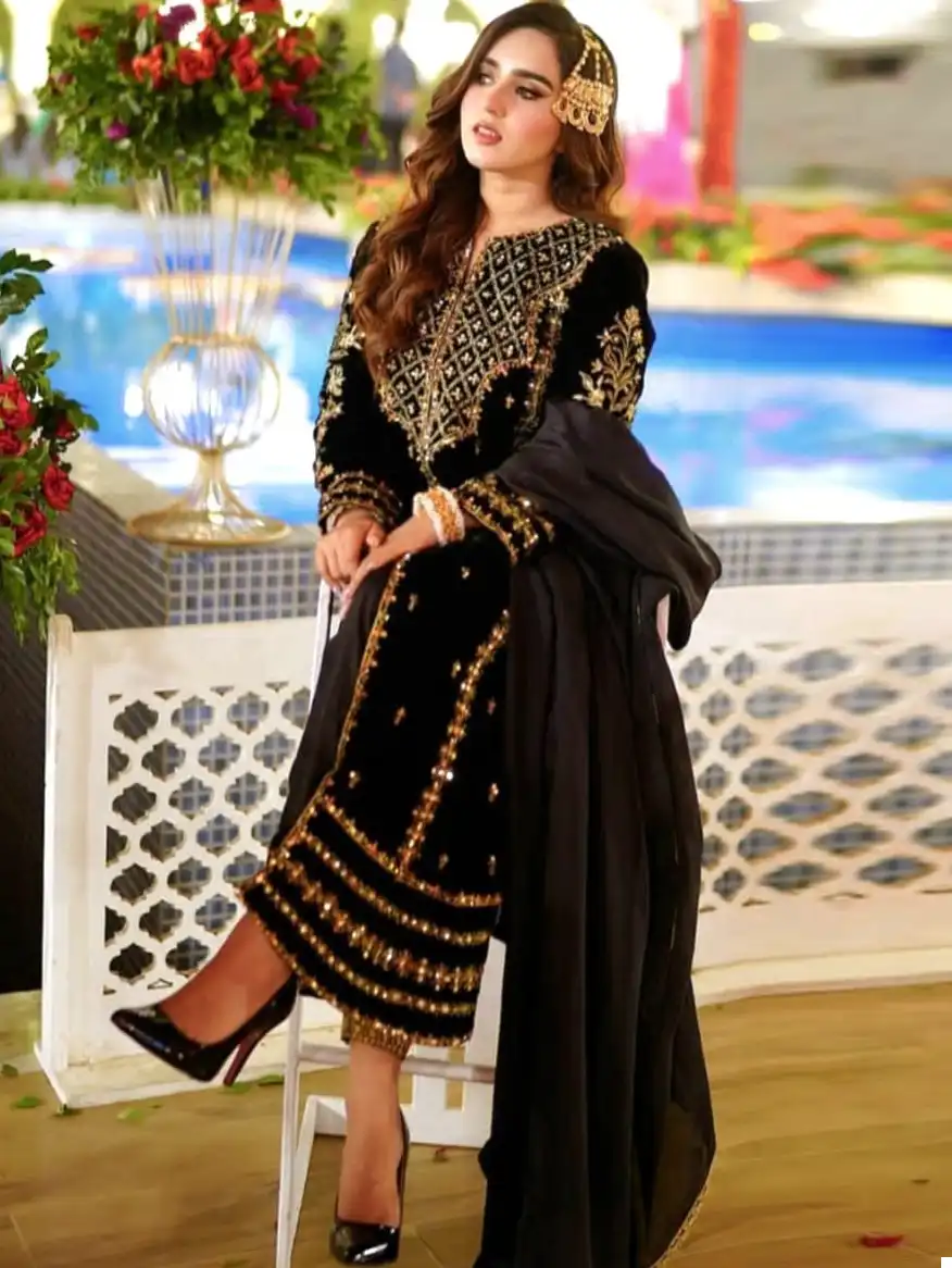 Vardan Ethnic Aasma 204 Heavy Pure Faux Georgette Wholesale Pakistani Salwar Suit