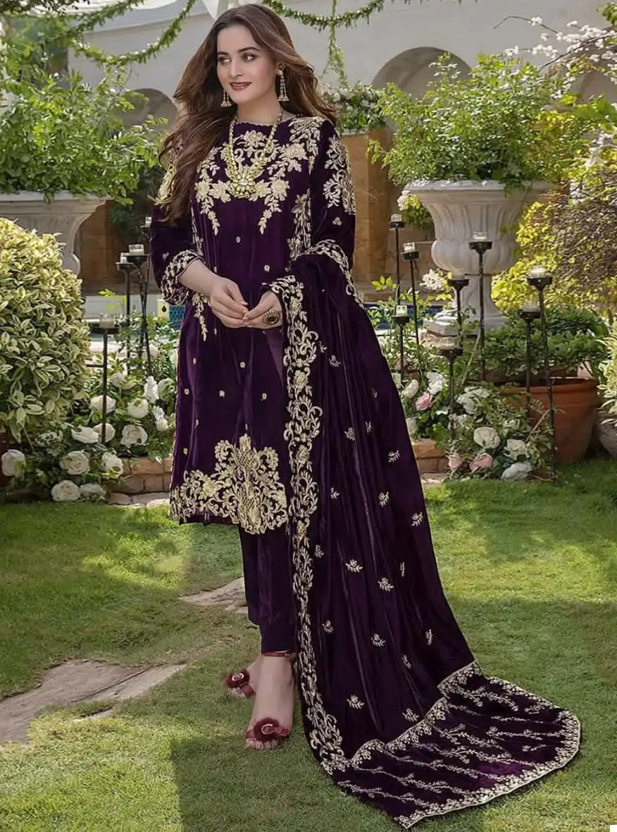 Vardan Ethnic Aasma 205 Heavy Pure Faux Georgette Wholesale Pakistani Salwar Suit