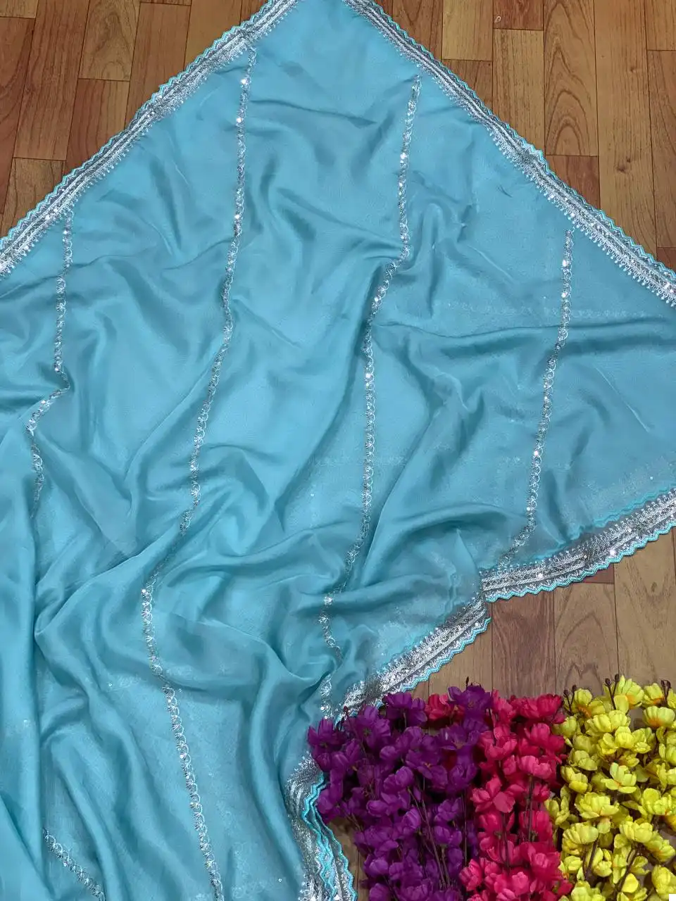 Vardan Ethnic Cadbury Silk Soft Organza Wholesale Fancy Sarees Catalog — Wholesale Sarees, MPA wholesale from Surat - Gallery Image 4