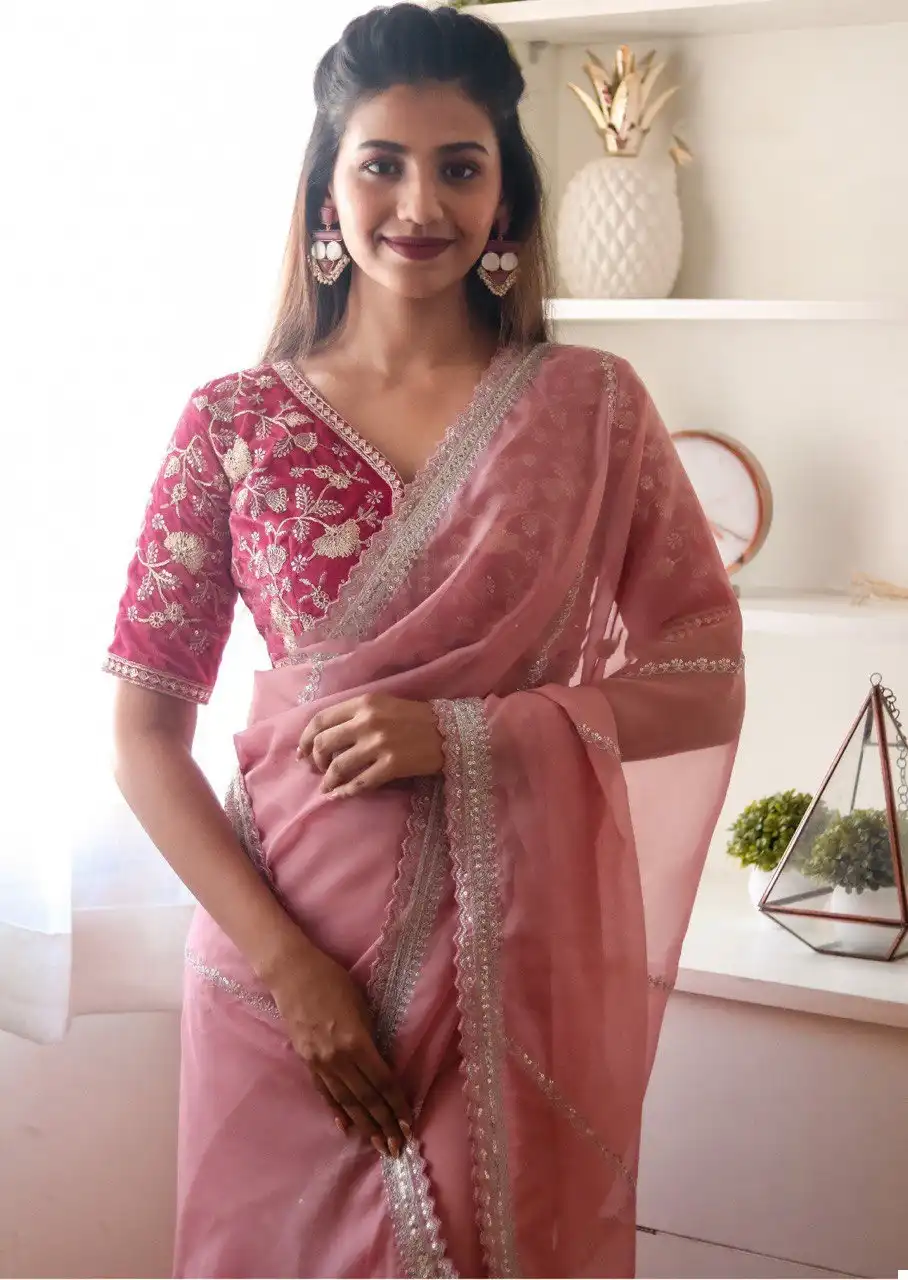 Vardan Ethnic Cadbury Silk Soft Organza Wholesale Fancy Sarees Catalog — Wholesale Sarees, MPA wholesale from Surat - Gallery Image 7