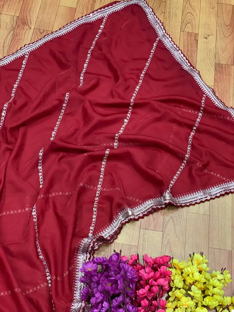 Vardan Ethnic Cadbury Silk Soft Organza Wholesale Fancy Sarees Catalog — Wholesale Sarees, MPA wholesale from Surat — view 9