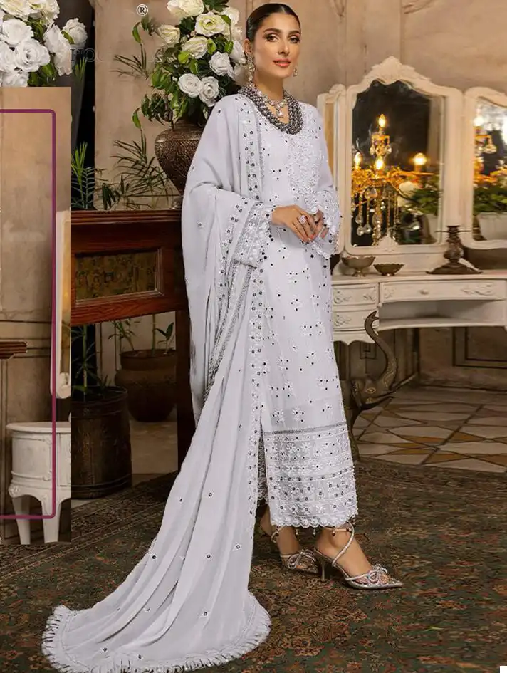 Vardan Ethnic H 165 Faux Georgette Wholesale Pakistani Salwar Suit