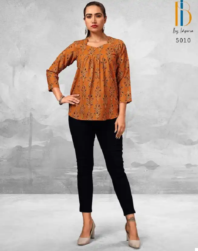 Vardan Ethnic Imperia Rtgs Cotton Wholesale Fancy Top Catalog