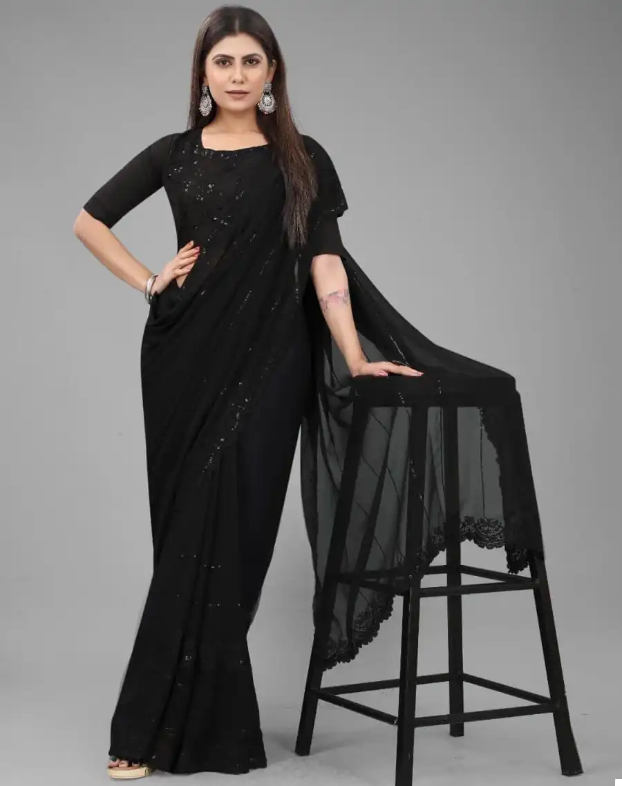 Vardan Ethnic Jacklin Soft Georgette Wholesale Fancy Sarees