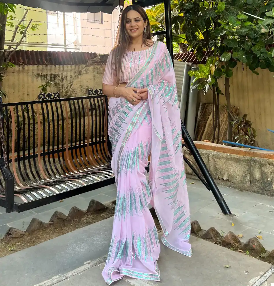 Vardan Ethnic Jr 574 Georgette Wholesale Fancy Sarees