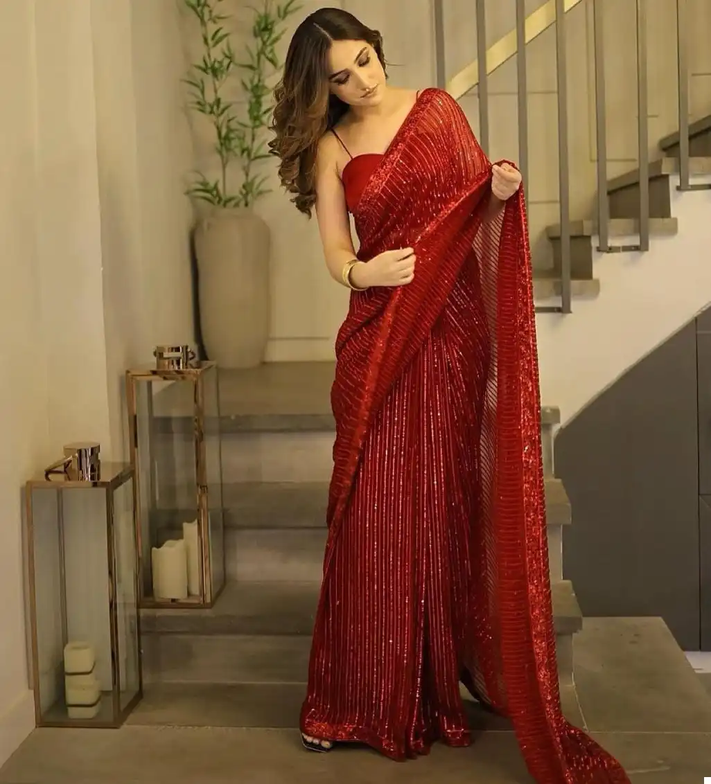 Vardan Ethnic Jr 590 Georgette Wholesale Fancy Saree