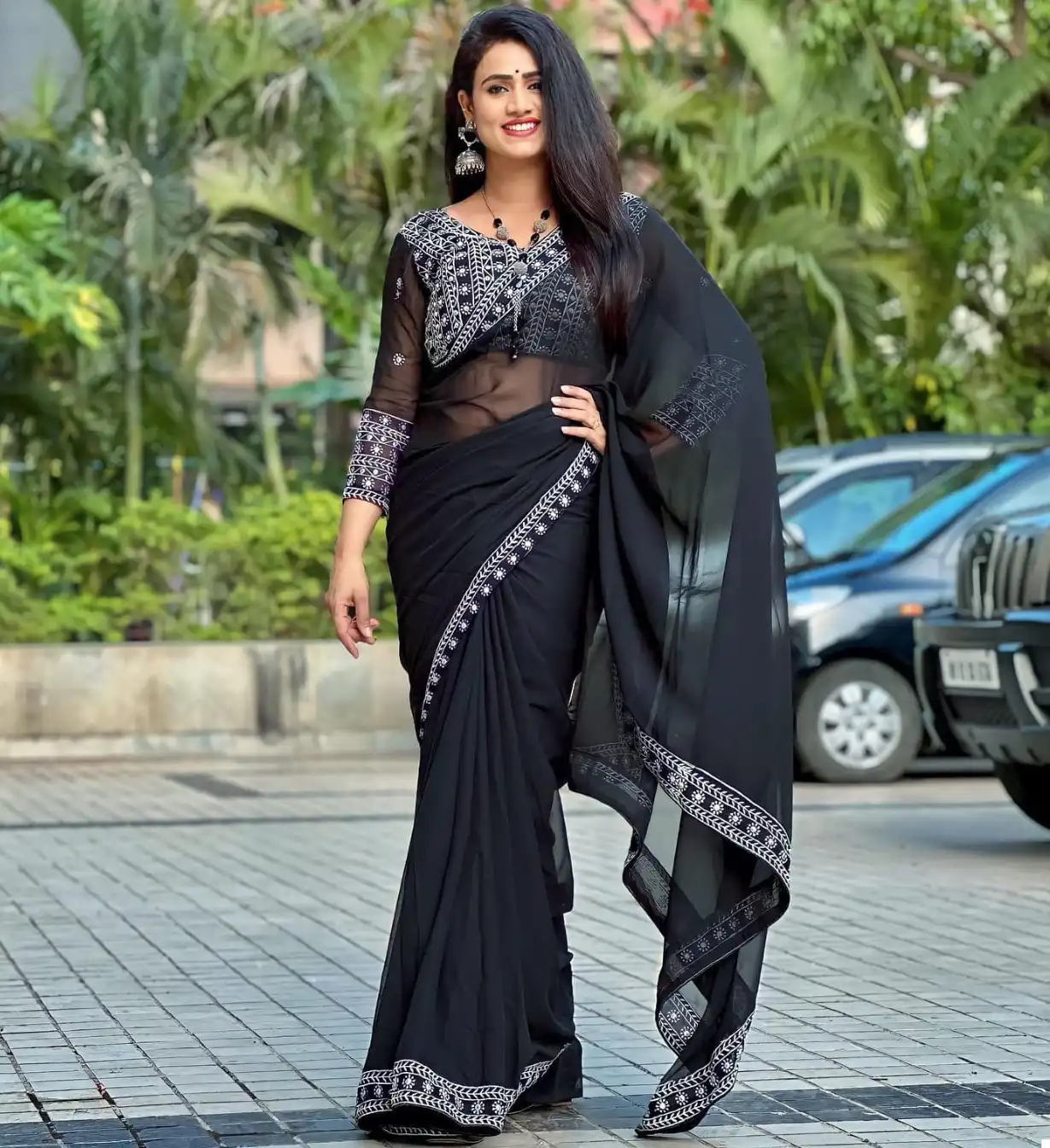 Vardan Ethnic Jr 593 Georgette Wholesale Fancy Sarees Catalog