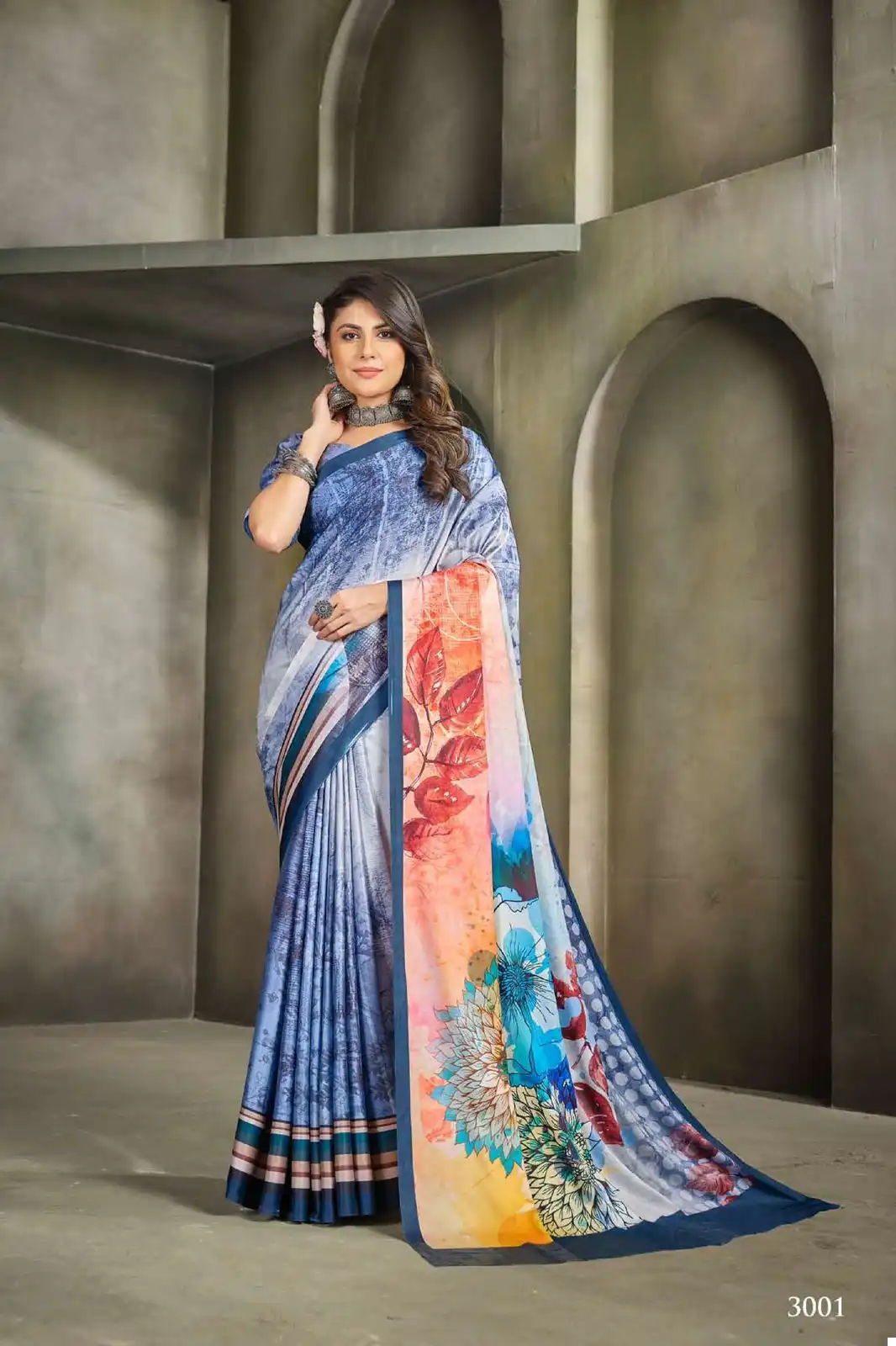 Vardan Ethnic Raina Vol 1 Crape Wholesale Fancy Sarees Catalog - Image 5