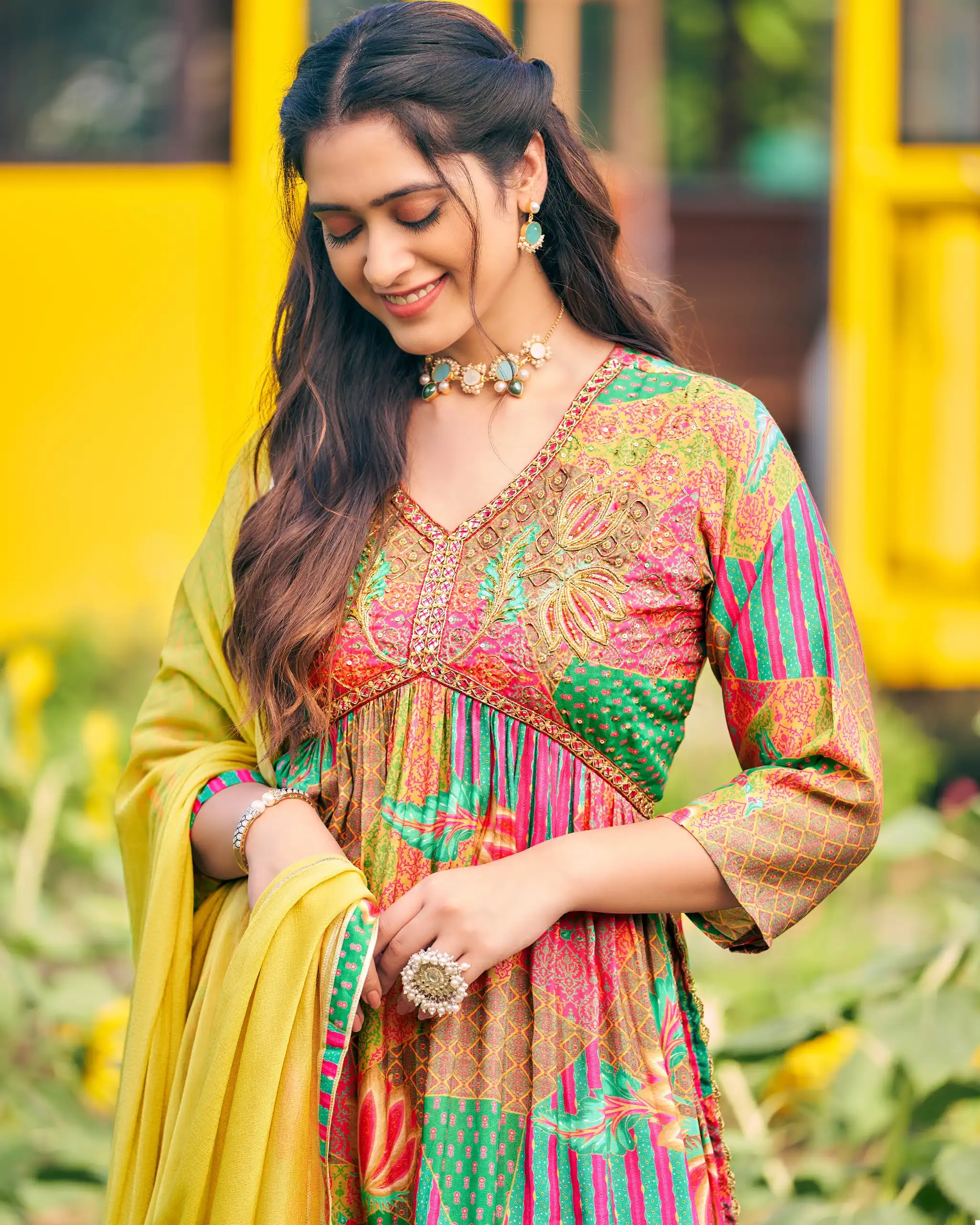 Vardan Ethnic Rohini Vol 1 Pure Muslin Wholesale Party Wear Designer Salwar Suit - Image 4