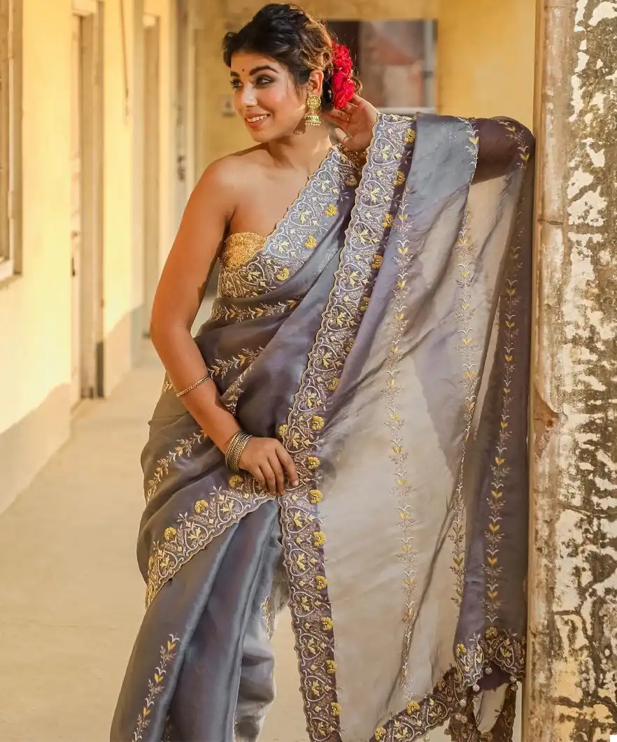 Vardan Ethnic Rrv 5012 Organza Silk Wholesale Fancy Sarees