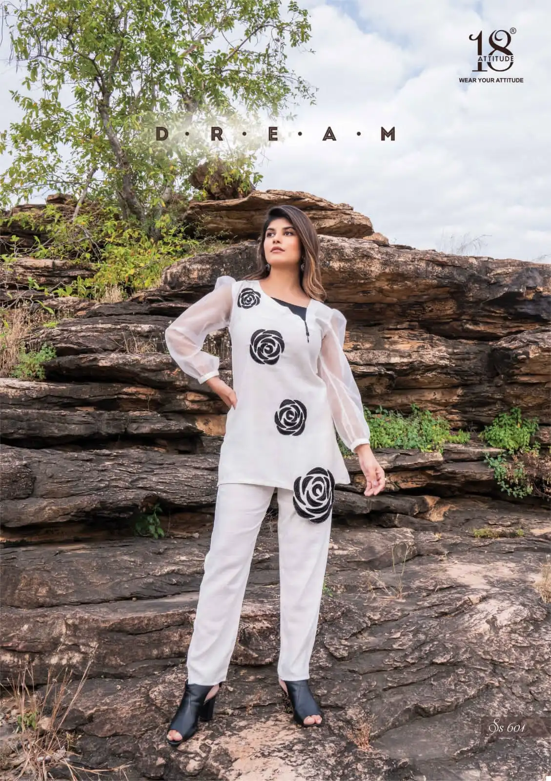 Vardan Ethnic Sho-Shaa Vol 6 Viscous Latex Wholesale Top and Pant Cord-Sets Catalog - Image 2