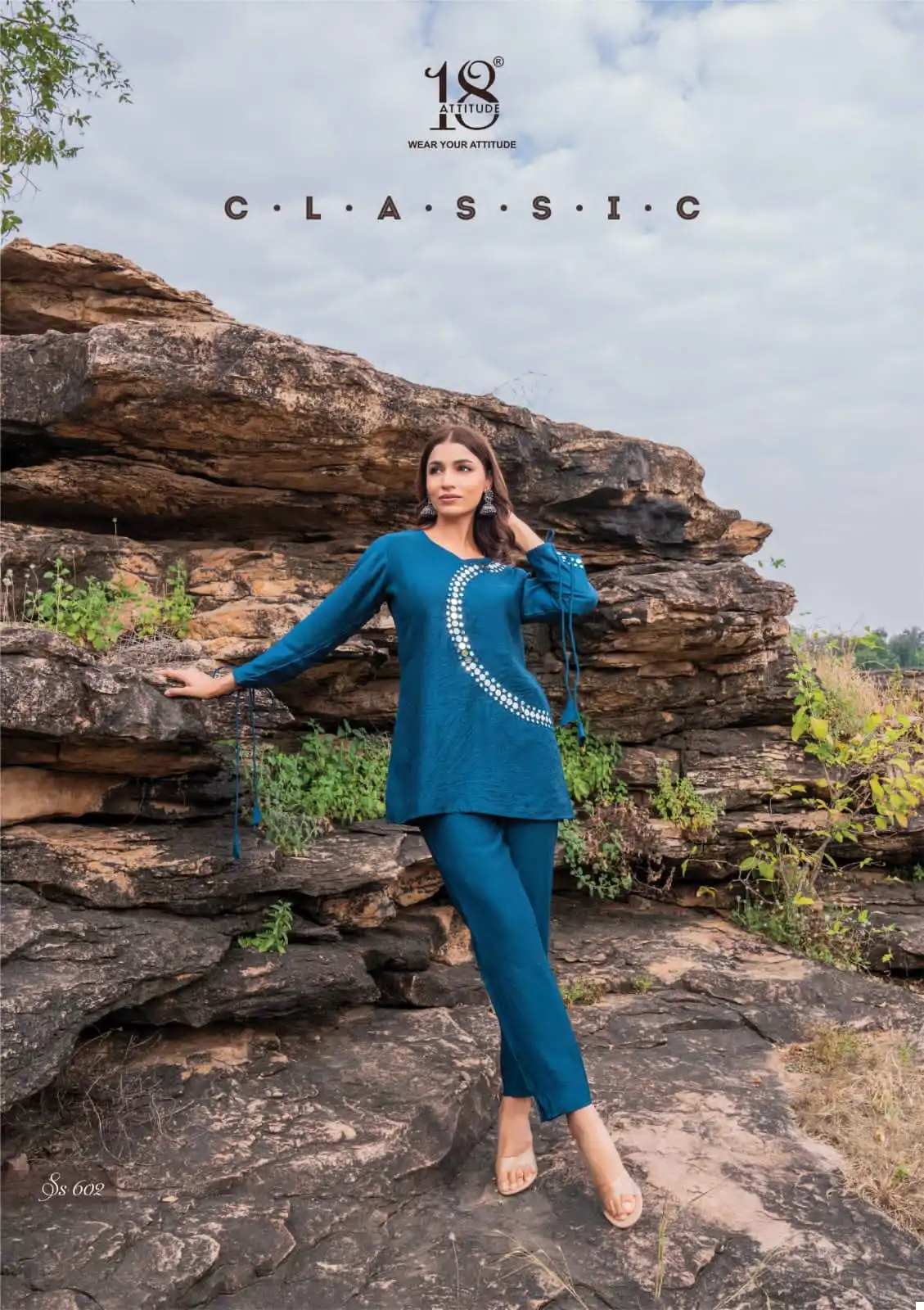 Vardan Ethnic Sho-Shaa Vol 6 Viscous Latex Wholesale Top and Pant Cord-Sets Catalog - Image 3