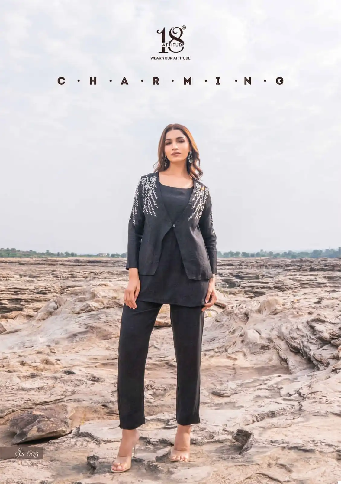 Vardan Ethnic Sho-Shaa Vol 6 Viscous Latex Wholesale Top and Pant Cord-Sets Catalog - Image 5