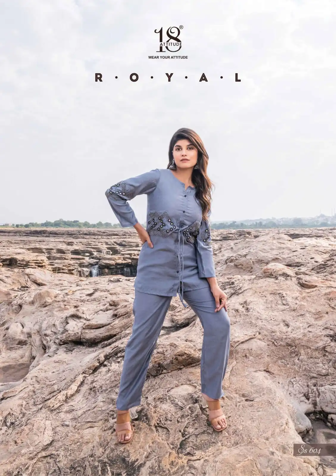 Vardan Ethnic Sho-Shaa Vol 6 Viscous Latex Wholesale Top and Pant Cord-Sets Catalog - Image 6