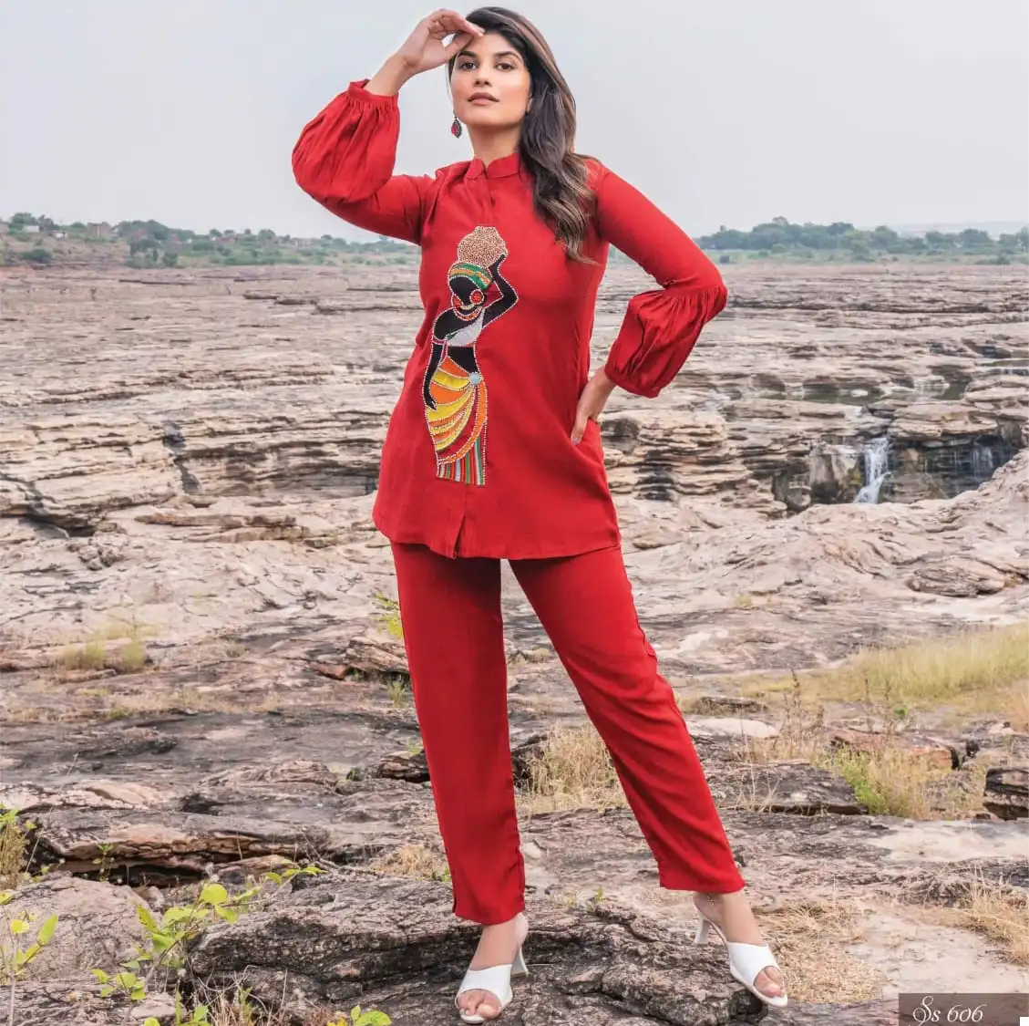 Vardan Ethnic Sho-Shaa Vol 6 Viscous Latex Wholesale Top and Pant Cord-Sets Catalog