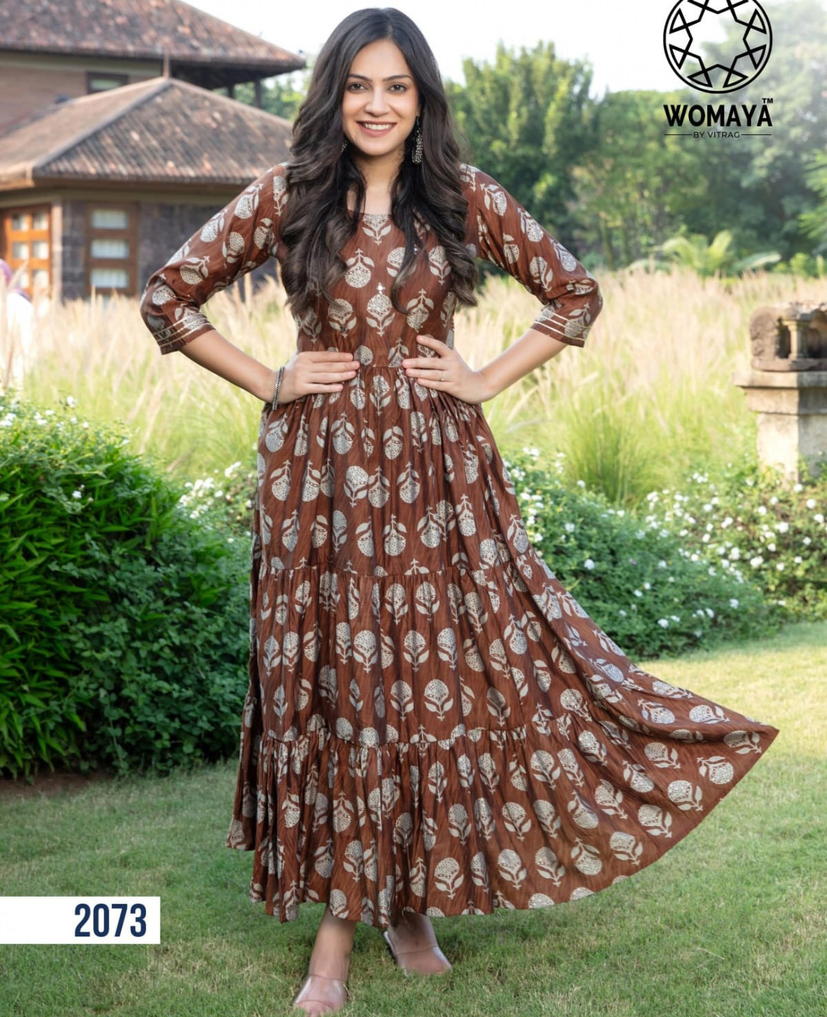 Vardan Ethnic Vibrance Modal Silk Print Wholesale Gown Catalog