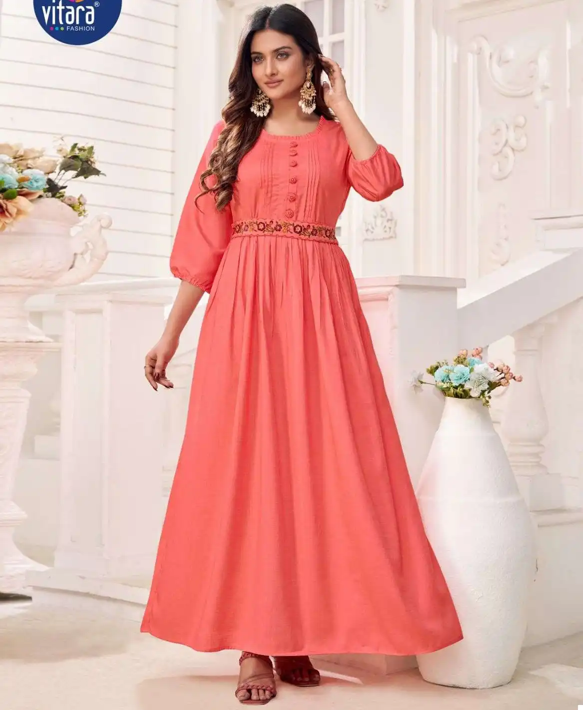 Vitara Fashion Rangmala Rayon Slub Wholesale Designer Salwar Suit Catalog