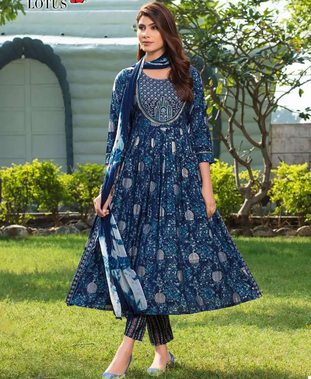 Deecee Lotus Heavy Chanderi Print Wholesale Readymade Salwar Suit Catalog