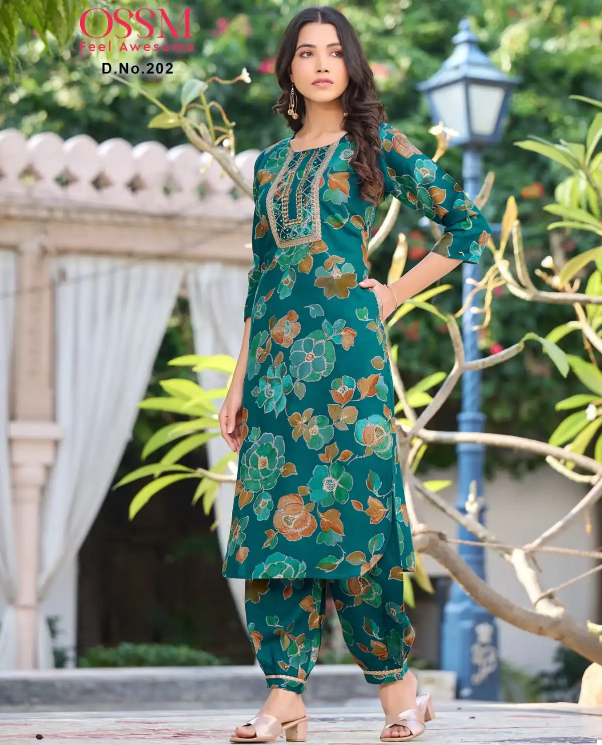 Ossm Maahi Vol 02 Premium Rayon 16Kg Print Wholesale Kurti With Pant Catalog