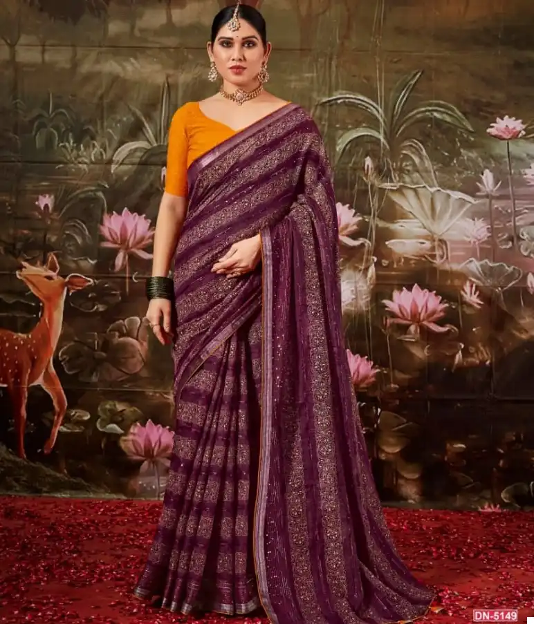 5D Designer Ranjitha Cottan Silk Wholesale Sarees Catalog