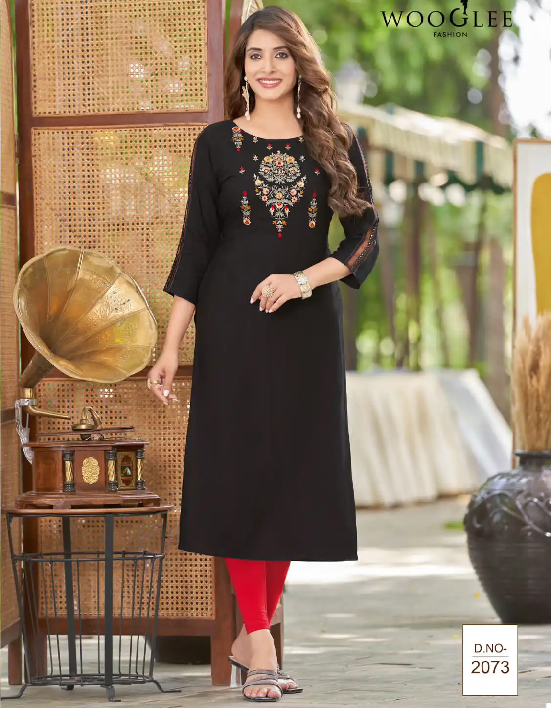 Wooglee Barbella Vol 11 Heavy Rayon Wholesale Kurtis Catalog