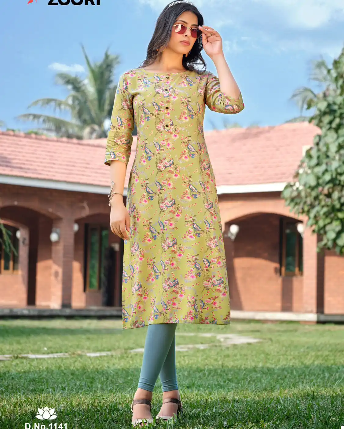 Zoori Akshara Vol 24 Rayon Print Wholesale Kurtis Catalog