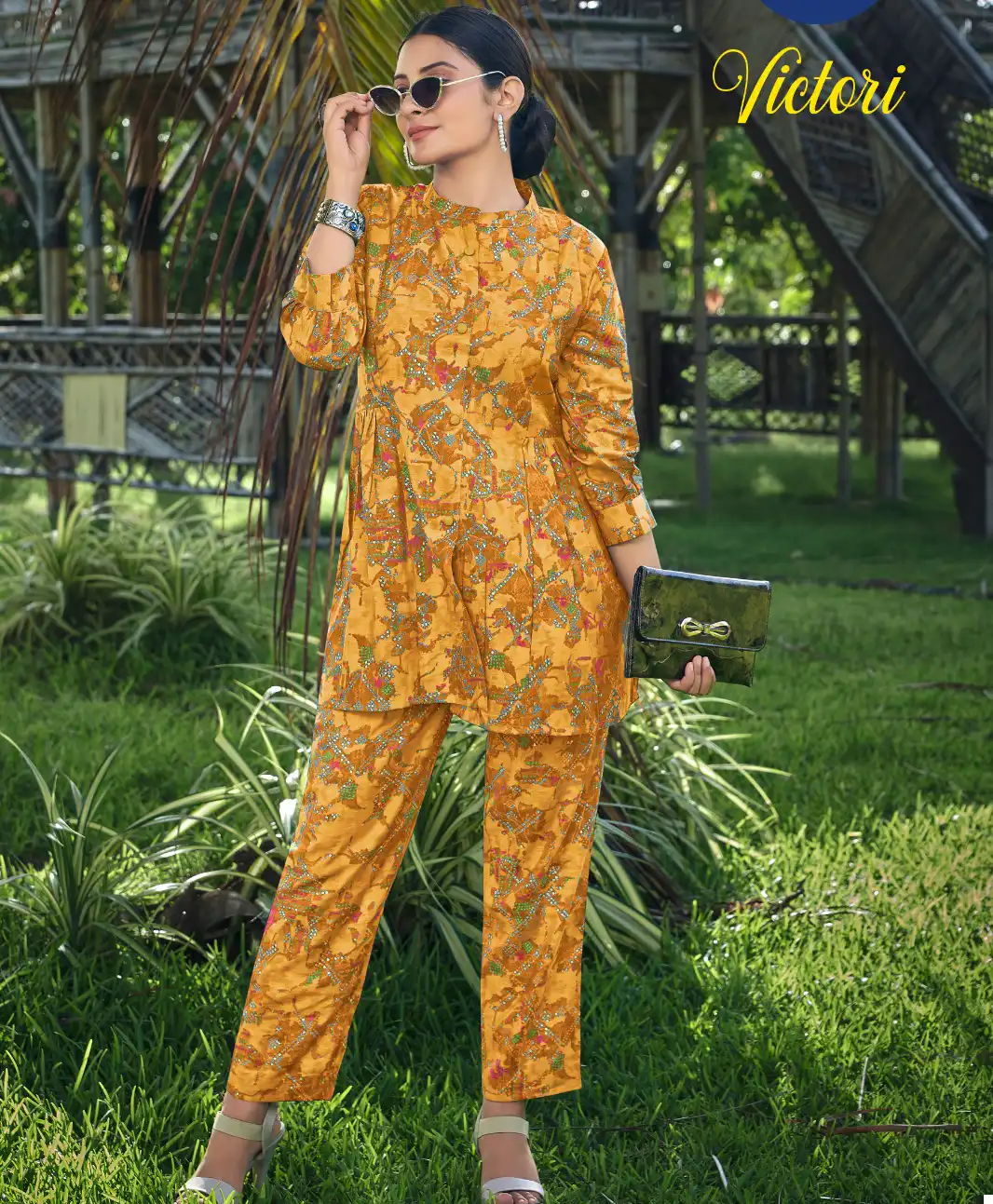 Vitara Fashion Victori Pure Viscos Wholesale Combo Cord Set Catalog