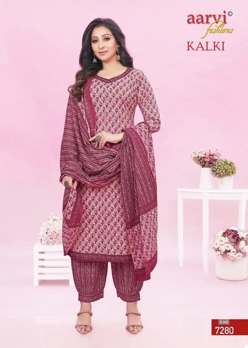 Aarvi Kalki Vol 2 Pure Cotton Wholesale Readymade Salwar Suit Catalog - Image 6
