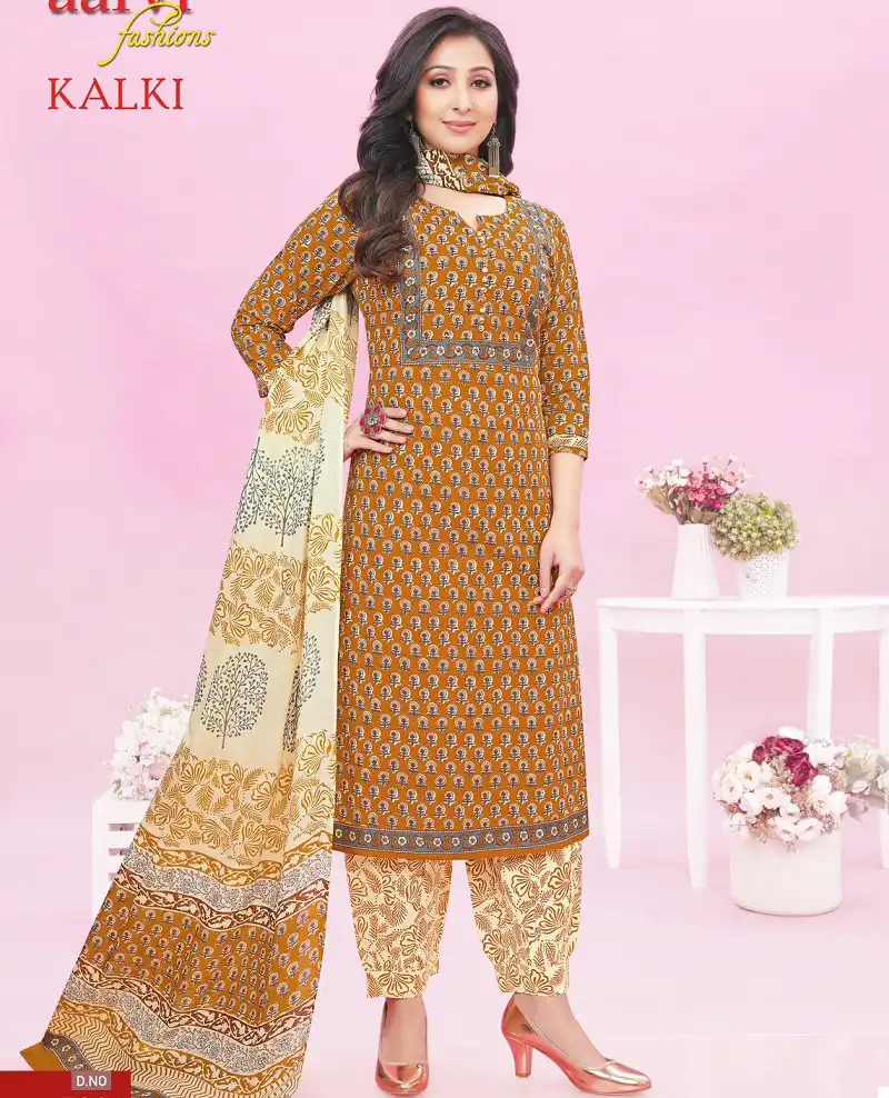 Aarvi Kalki Vol 2 Pure Cotton Wholesale Readymade Salwar Suit Catalog