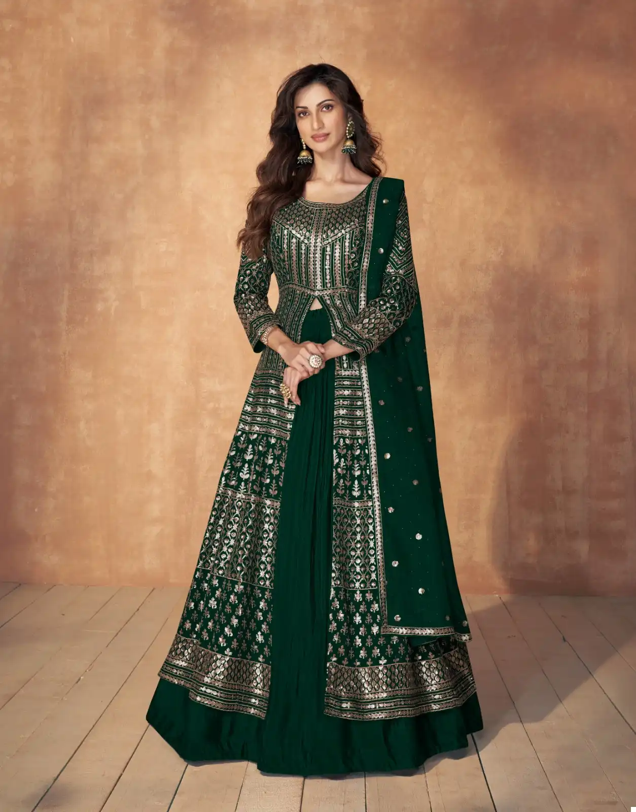 Aashirwad Sequence Real Georgette Wholesale Designer Readymade Salwar Suit Catalog — Wholesale Salwar Suits, Aashirwad Creation wholesale from Surat - Gallery Image 2