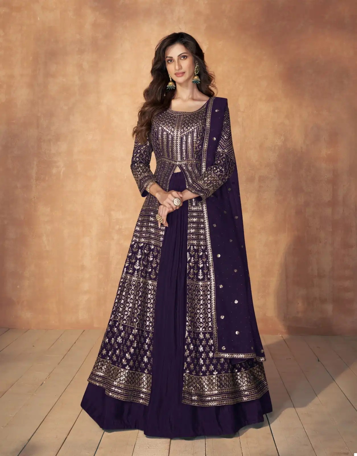 Aashirwad Sequence Real Georgette Wholesale Designer Readymade Salwar Suit Catalog — Wholesale Salwar Suits, Aashirwad Creation wholesale from Surat - Gallery Image 4