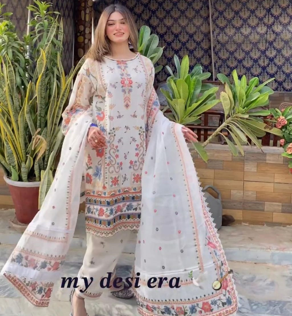 Afsana Babli Faux Georgette Wholesale Pakistani Readymade Salwar Suit Catalog