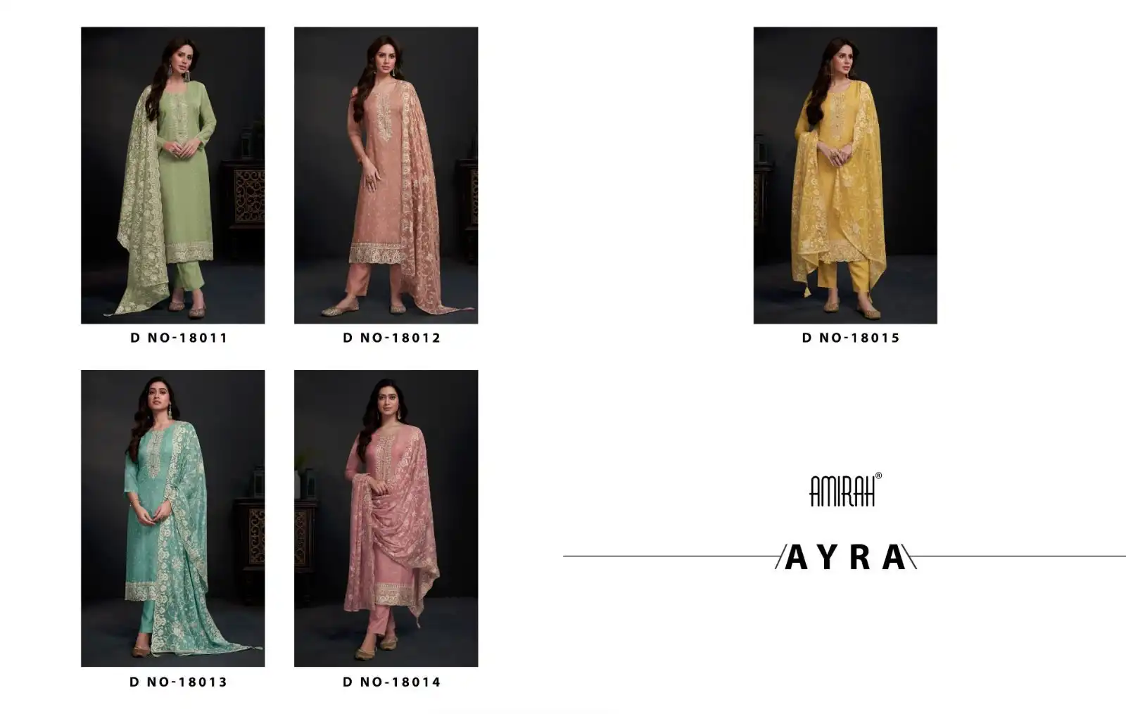 Amirah Ayra Crystal Organza Wholesale Fancy Salwar Suit Catalog - Image 6