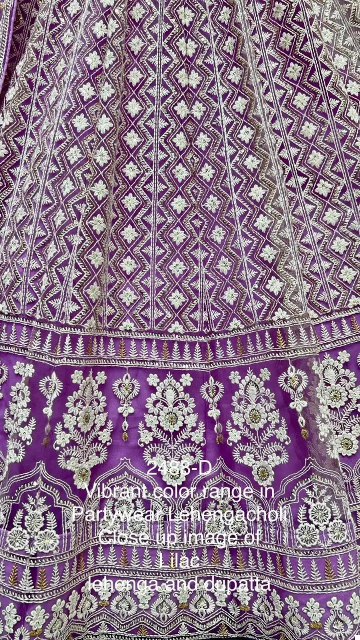 Anjani Art Code 2488 Heavy Net Wholesale Vibrant Color Lehenga Choli Catalog - Image 16