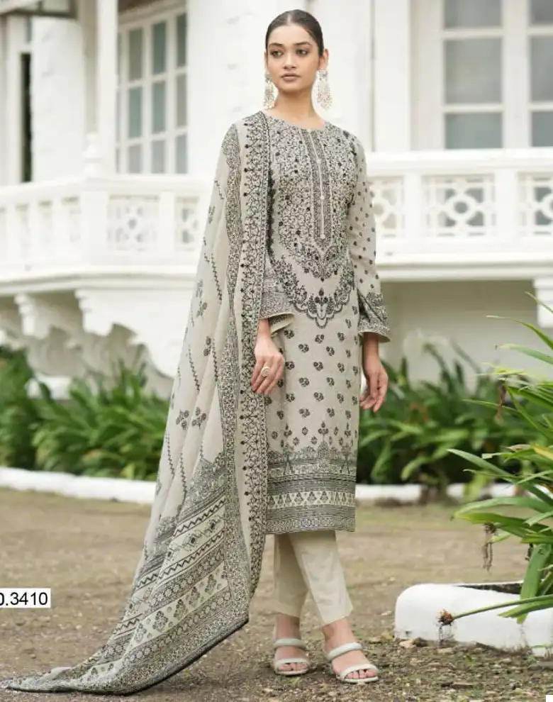Bin Saeed 3410 Pure Lawn Print Wholesale Pakistani Salwar Suit