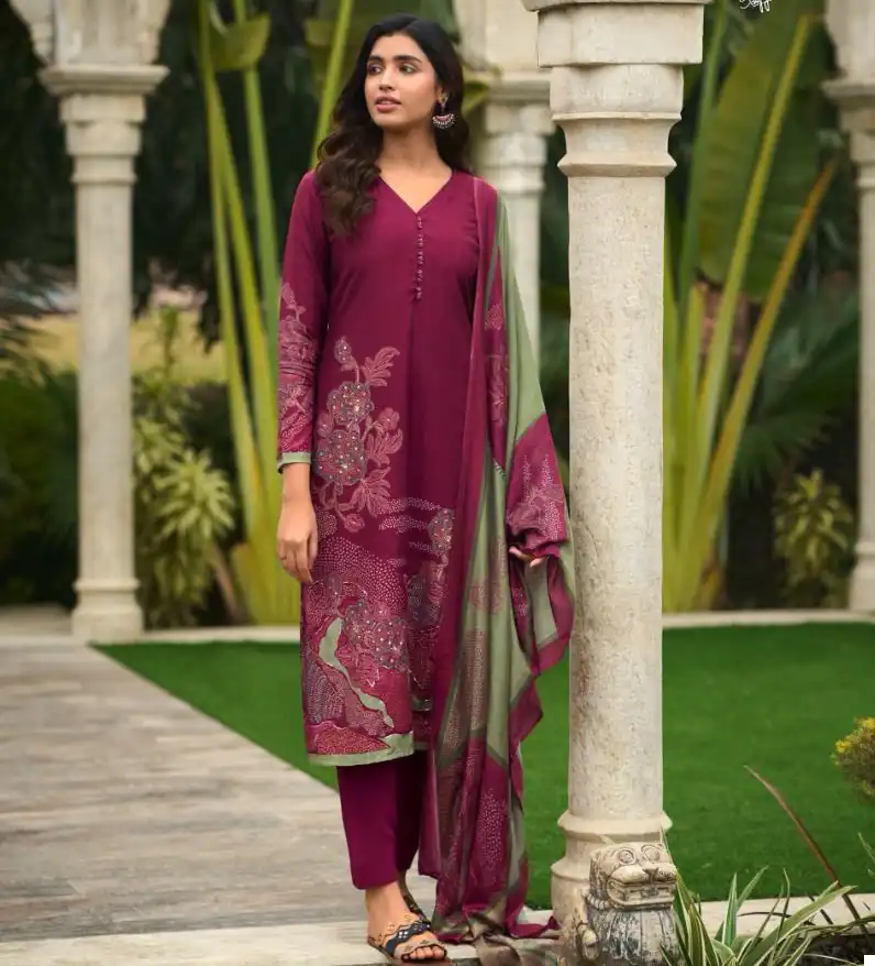 Cindrella Juliet Pure Bambarg Muslin Digital Print Wholesale Fancy Salwar Suit Catalog