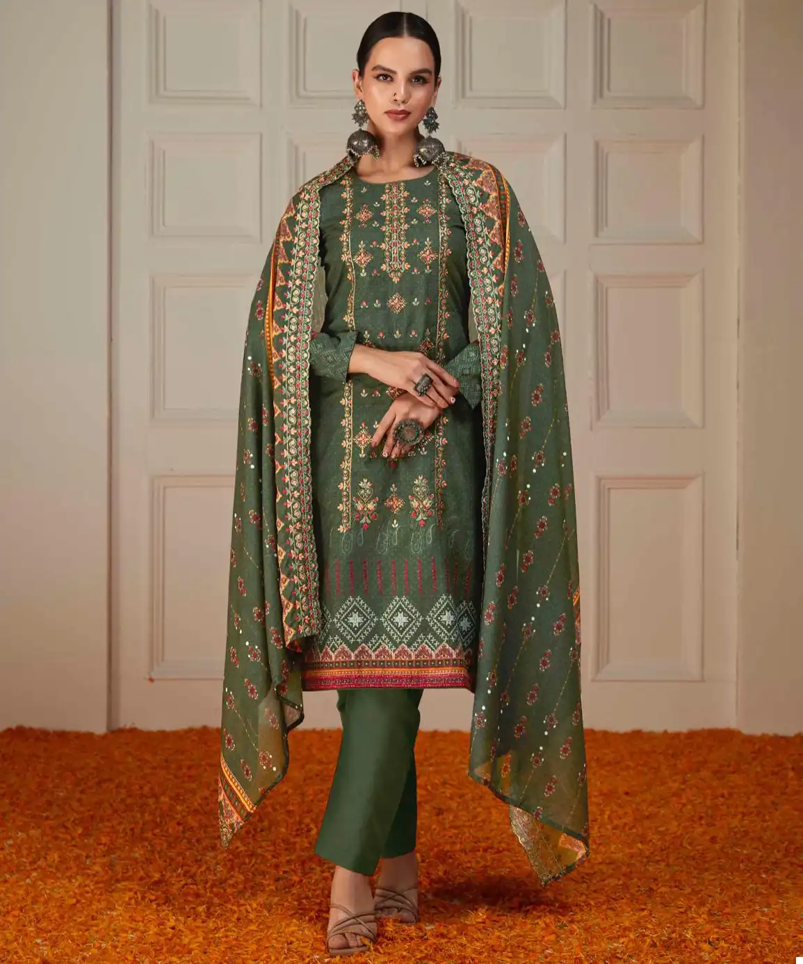 Deepsy Suits Bin Saeed 6 Pure Cotton Wholesale Pakistani Salwar Suit Catalog