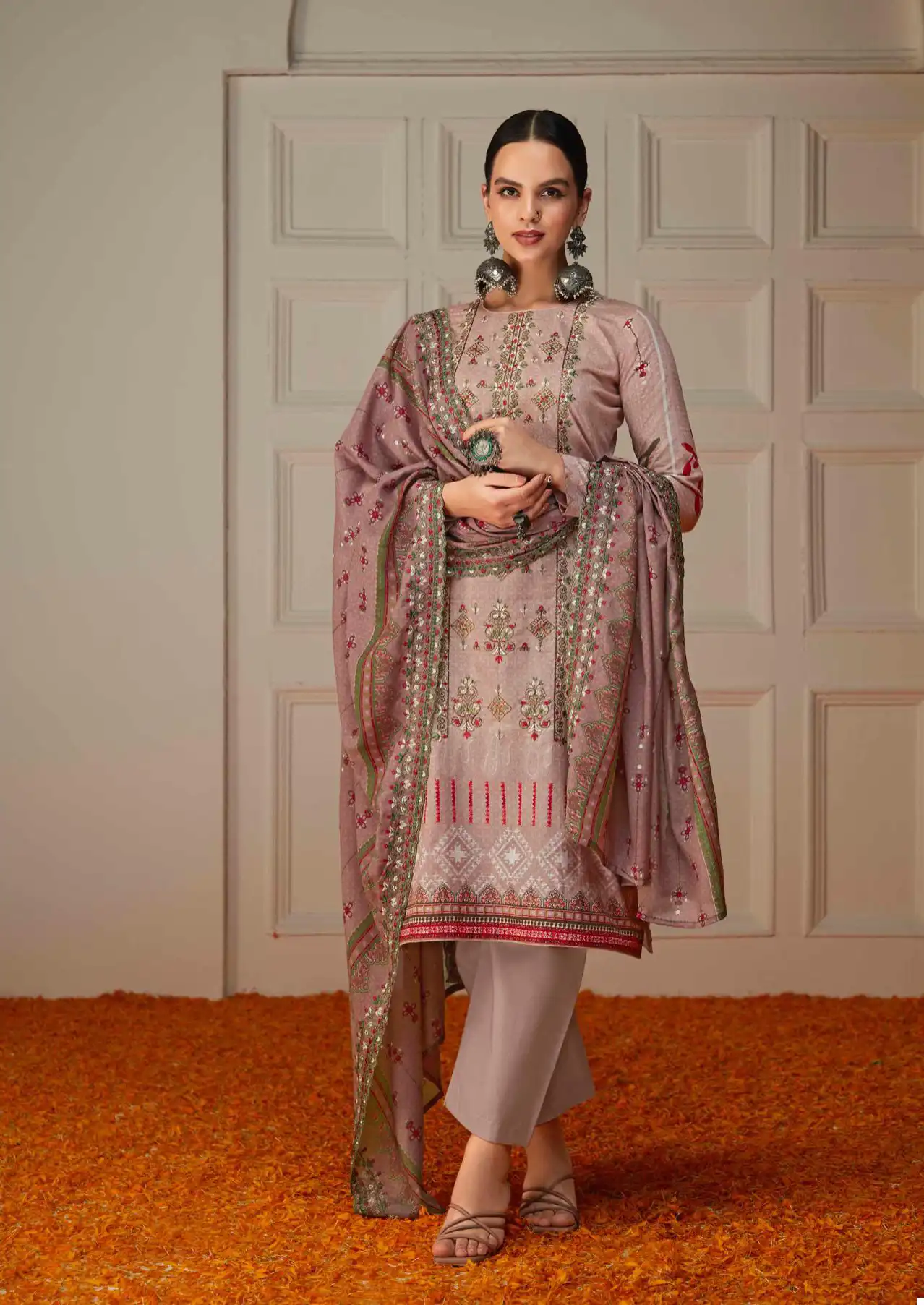 Deepsy Suits Bin Saeed 6 Pure Cotton Wholesale Pakistani Salwar Suit Catalog - Image 6