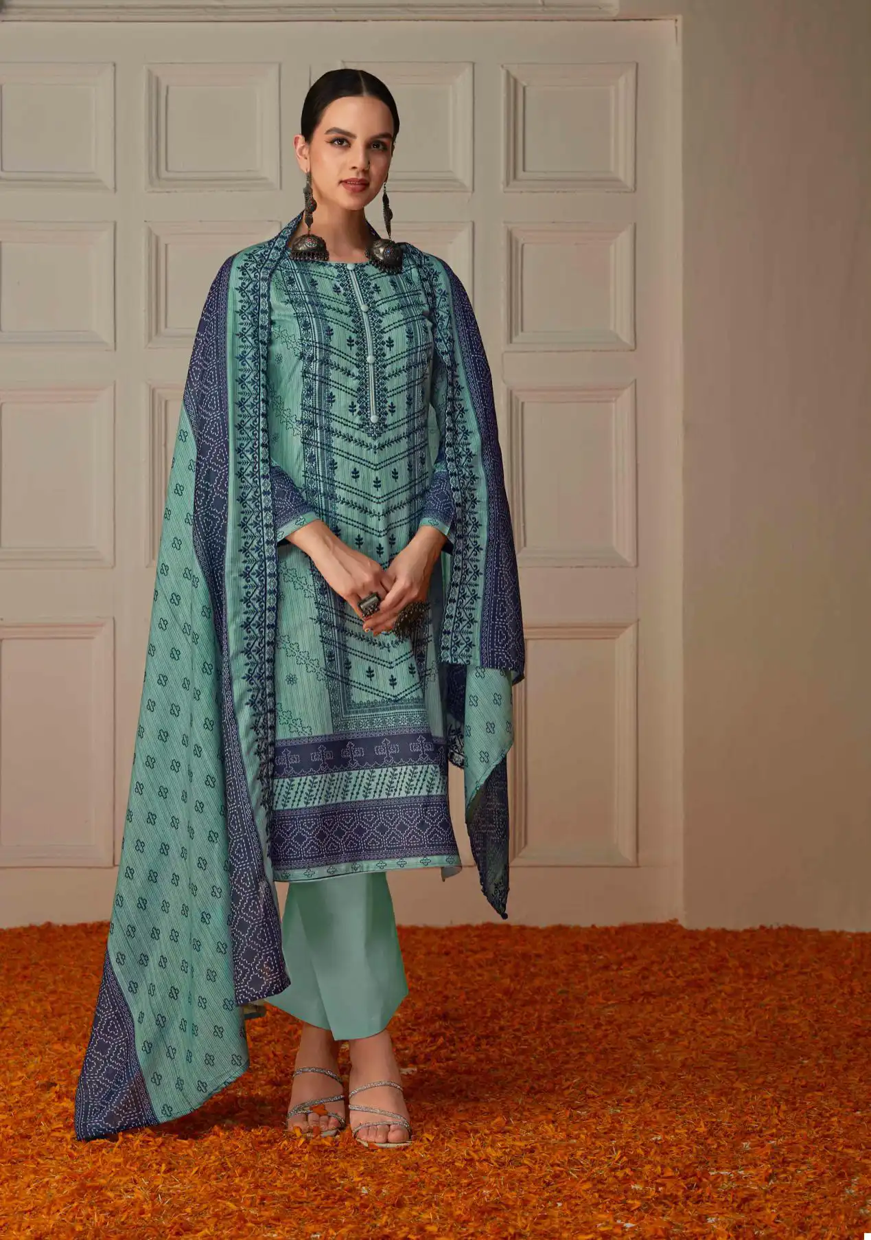 Deepsy Suits Bin Saeed 6 Pure Cotton Wholesale Pakistani Salwar Suit Catalog - Image 8