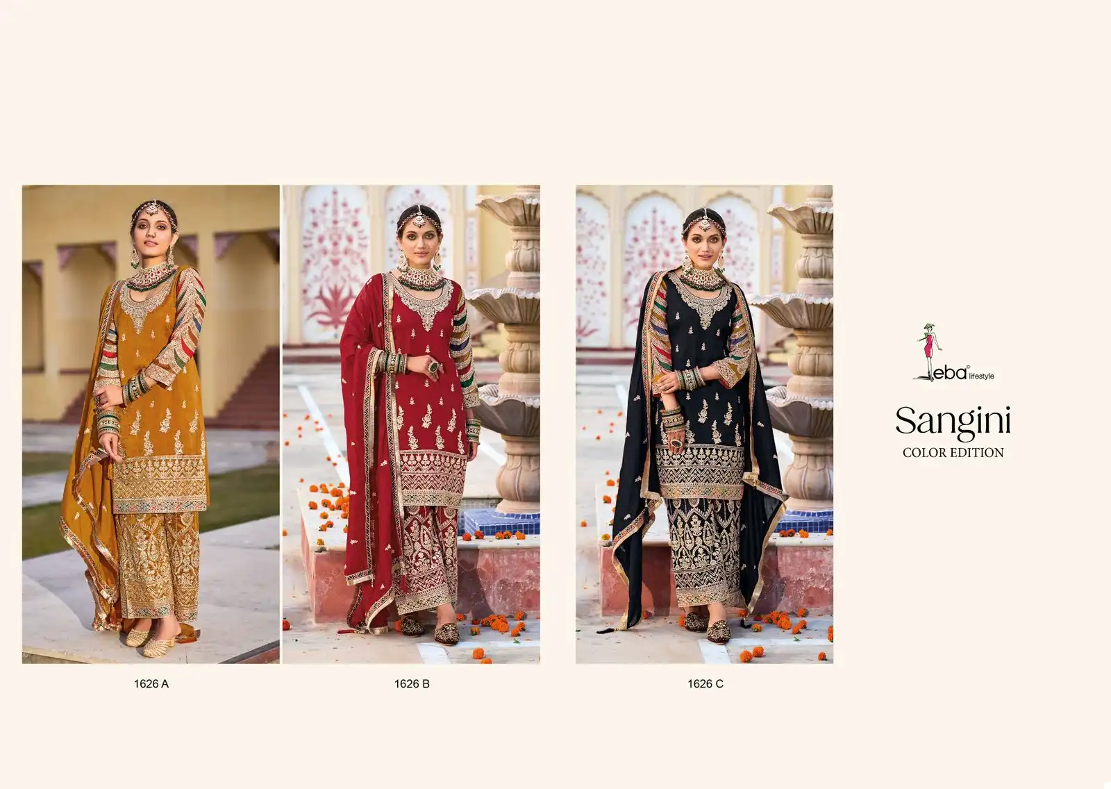 Eba Lifestyle Sangini Color Premium Silk Wholesale Designer Readymade Salwar Suit Catalog - Image 3